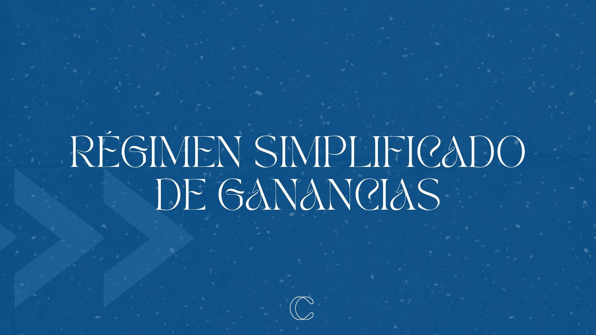 CARGA DE RÉGIMEN SIMPLIFICADO DE GANANCIAS - Las Contas